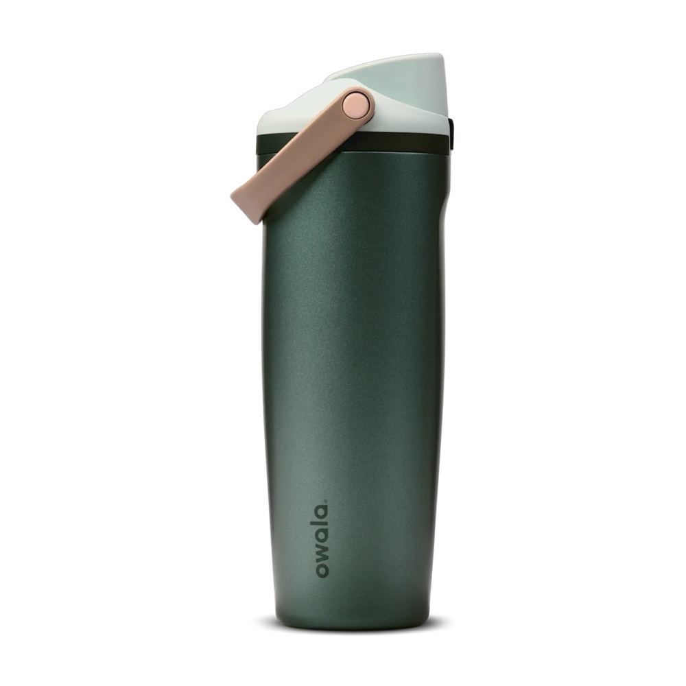 💚 Owala Water Bottle FreeSip Sway 30oz Metallic “Wintergreen” NWT